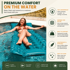 VentureNest Fast-Inflating Air Mattress Camping and Pool thumbnail 3